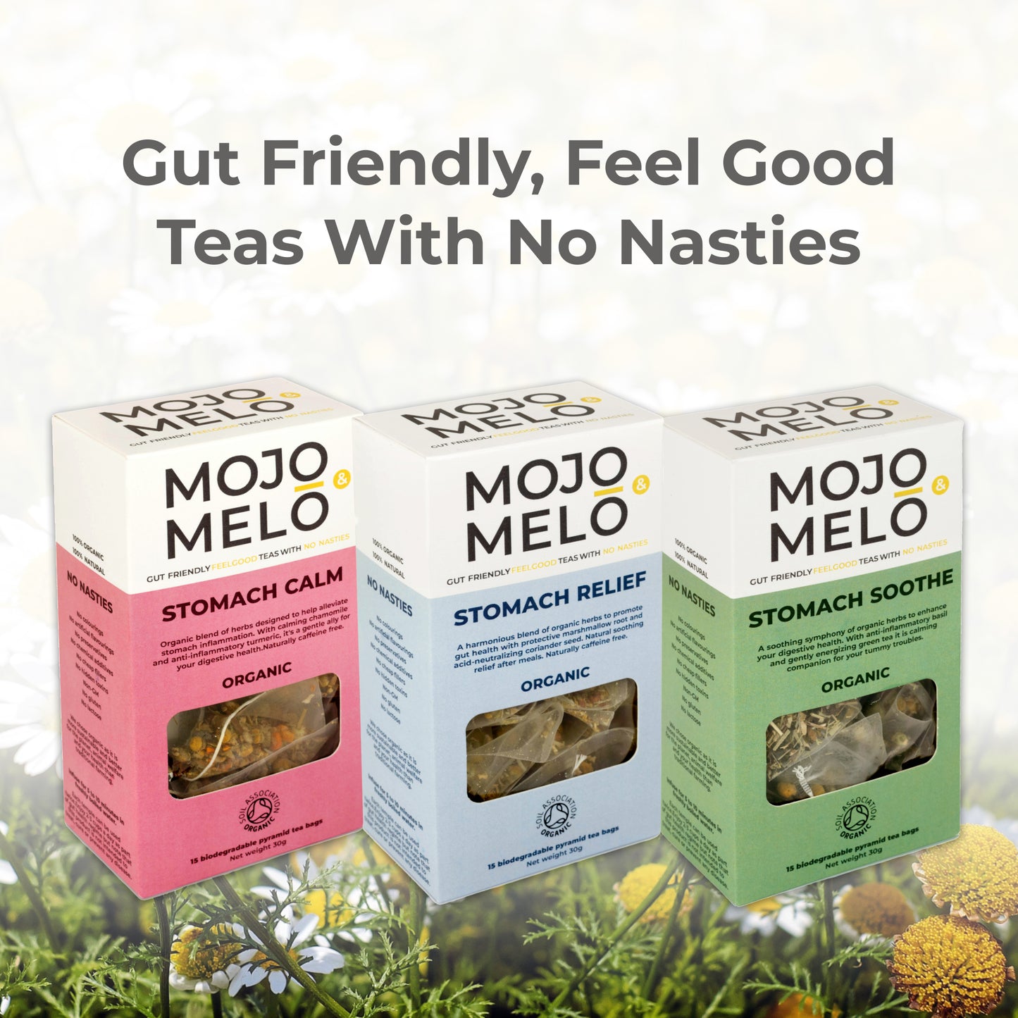 Mojo & Melo Organic Stomach Relief Tea
